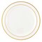 Smarty Had A Party 7.5" White with Gold Edge Rim Plastic Appetizer/Salad Plates (120 Plates), 120PK 117G-CASE - alternate 9